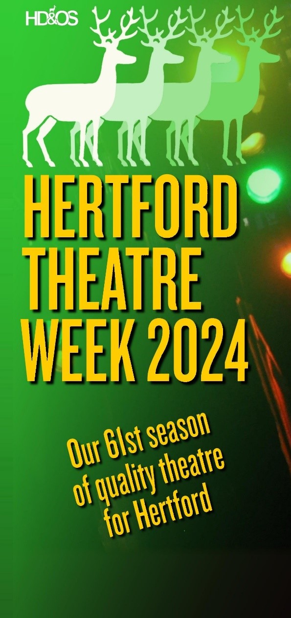 Cover for flyer of 2024 Hertford Theatre Week